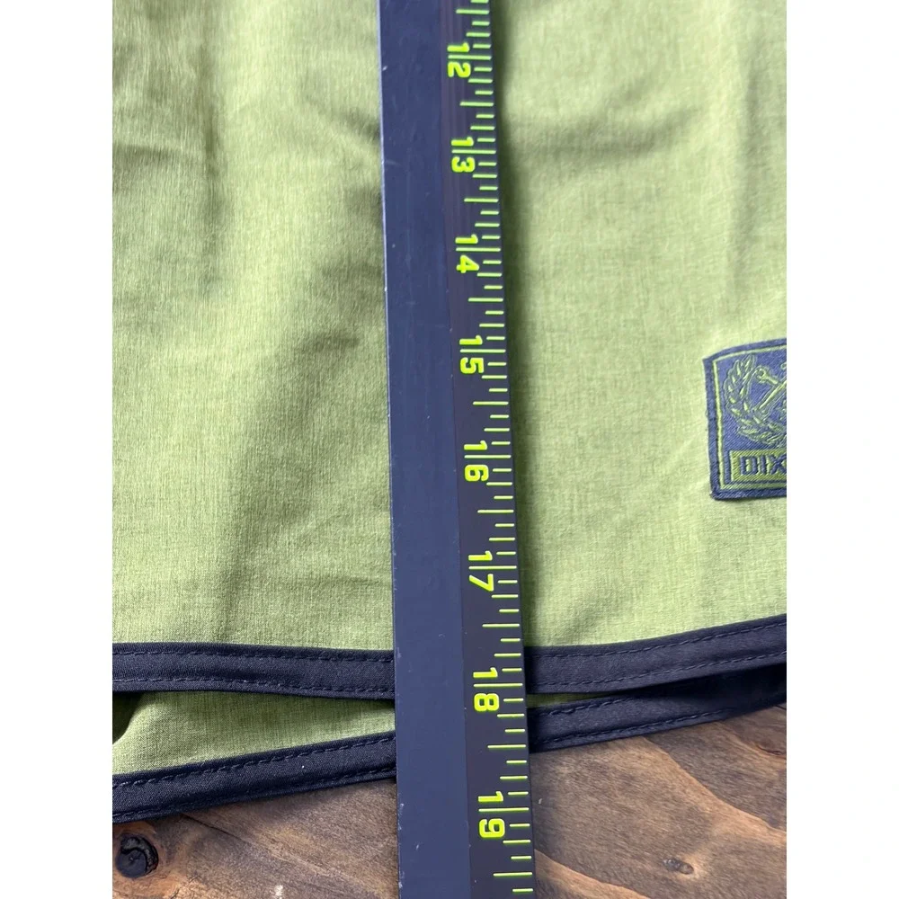Dixxon Board Shorts Mens S Olive Green Hybrid Stretch Swim Trunks